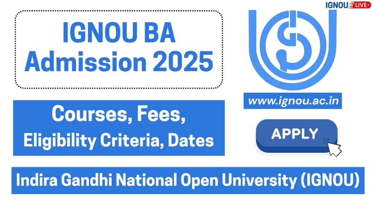 IGNOU BA Admission 2025